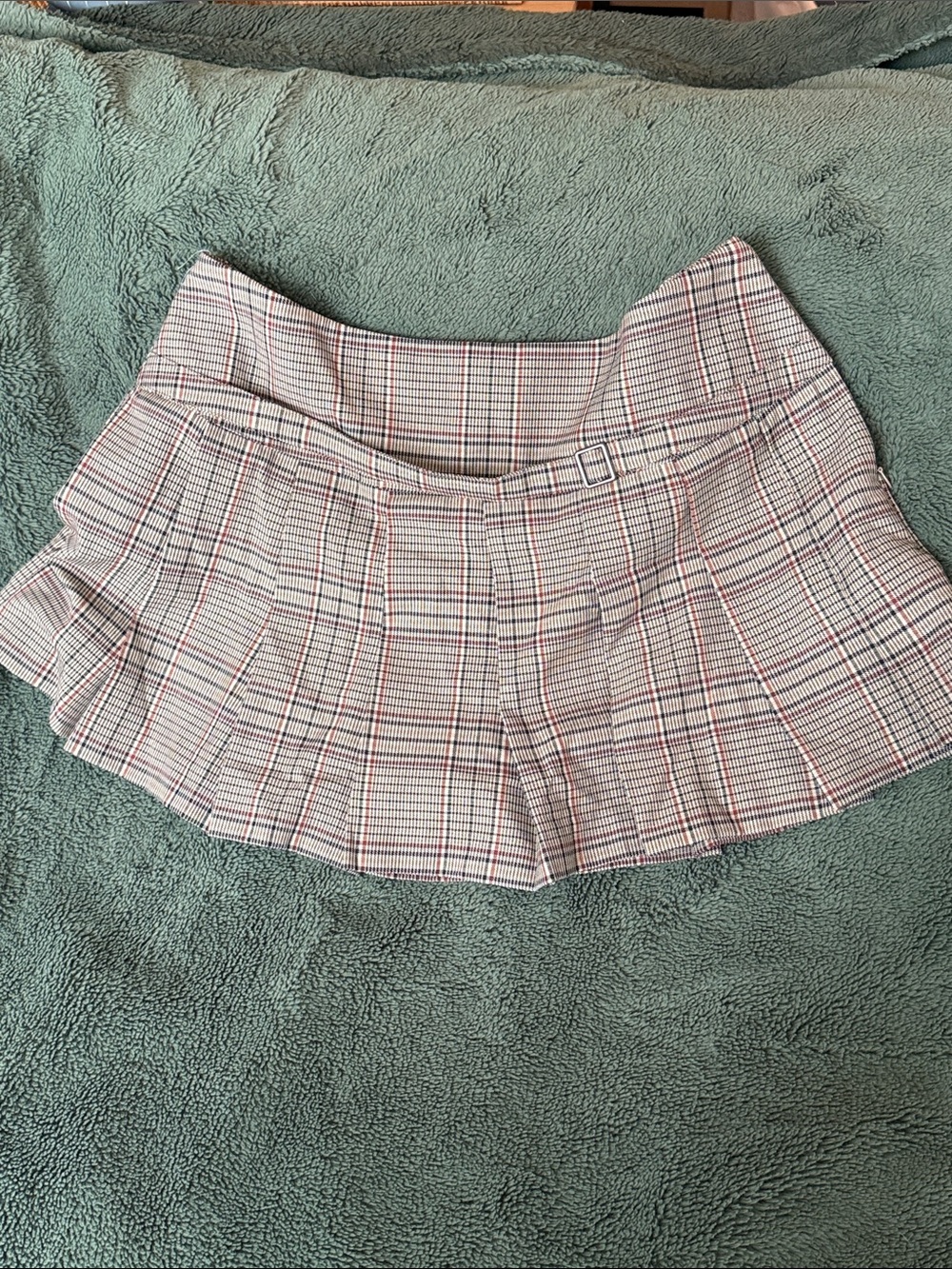 Pleated Plaid Mini Skirt — Altar’d State